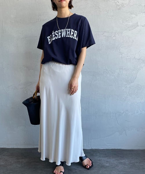 MICA&DEAL（マイカアンドディール） tシャツ Tシャツ ELSEWHERE ロゴ