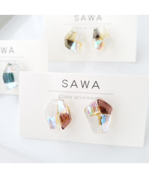 TONE（トネ） ピアス 「sawa」多角形ピアス（Sサイズ）(MA) レディース 