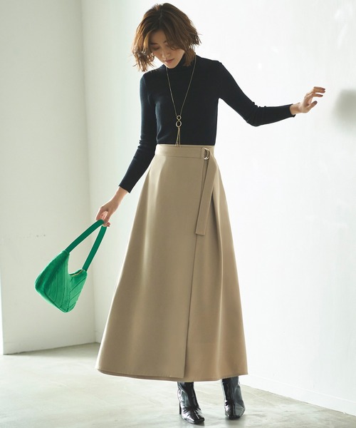 RUIRUE BOUTIQUE マルチサイズ スカート ロングラップスカート