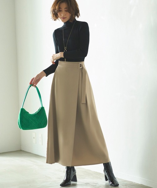 RUIRUE BOUTIQUE マルチサイズ スカート ロングラップスカート