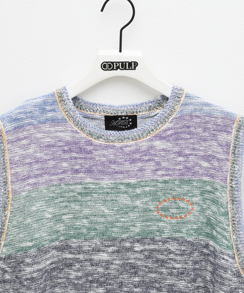 PULP/417EDIFICE ベスト ジレ 「AFB / エーエフビー」KNIT VEST メンズ 