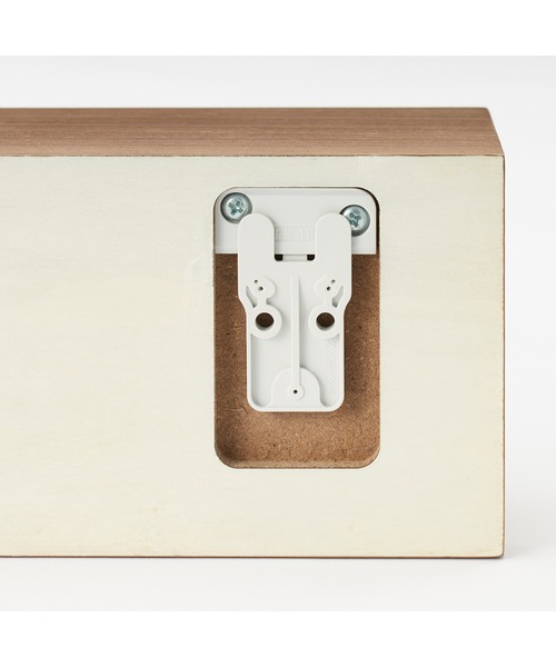 無印良品（MUJI） インテリア 壁に付けられる家具棚 ウォールナット材