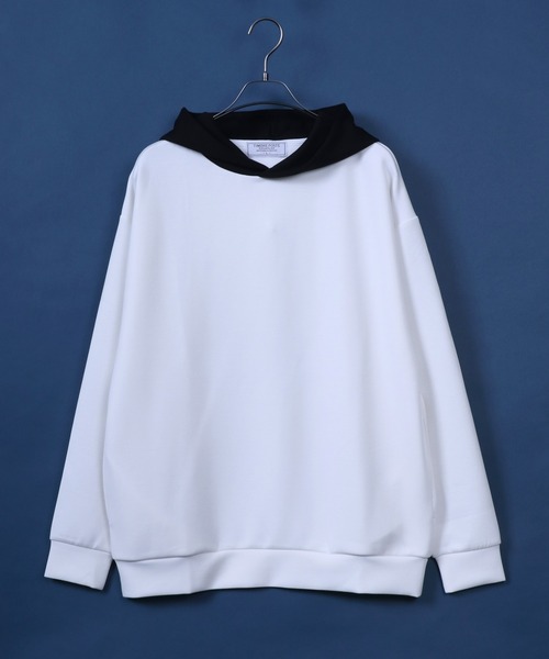 新品　PING パーカー　フーディ　ダンボールニット　ホワイト　Lサイズ PING APPAREL】ダンボールニットフーディープルオーバー