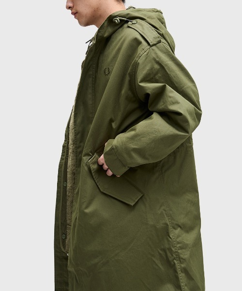 FRED PERRY モッズコート コート Fur Lined Fishtail Parka