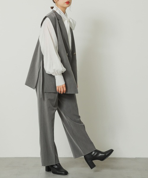 URBAN RESEARCH - yukiURBAN RESEARCH 2WAYボウタイブラウス  トップ SENSE OF PLACE by URBAN RESEARCH ブラウス シャツ 2WAY