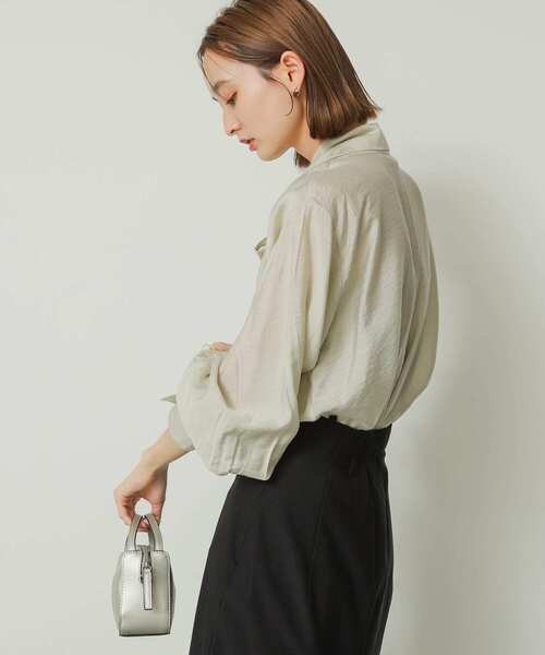 URBAN RESEARCH - yukiURBAN RESEARCH 2WAYボウタイブラウス  トップ SENSE OF PLACE by URBAN RESEARCH ブラウス シャツ 2WAY