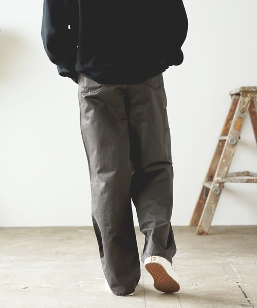 HUF チノパン ネイビー　30インチ HUF チノパン CLASSIC WIDE CHINO PANT / パンツ ワイドパンツ