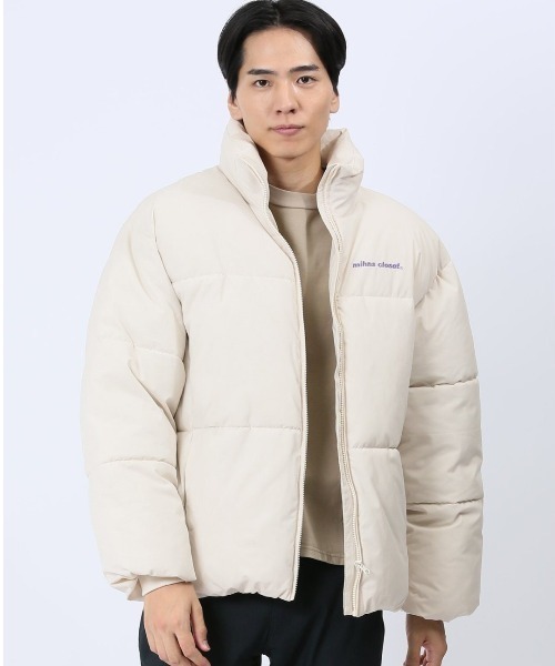 【美品】Stone  COTTON ブルゾン mihns closet (ミンズクローゼット) ボリュームブルゾン ストレッチ