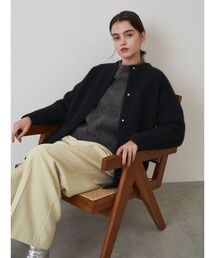 ELENDEEK（エレンディーク） カーディガン ベーシックCNラクーン