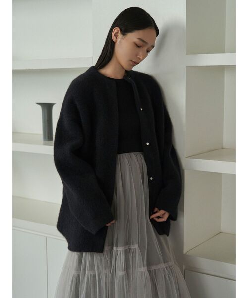 ELENDEEK（エレンディーク） カーディガン ベーシックCNラクーン