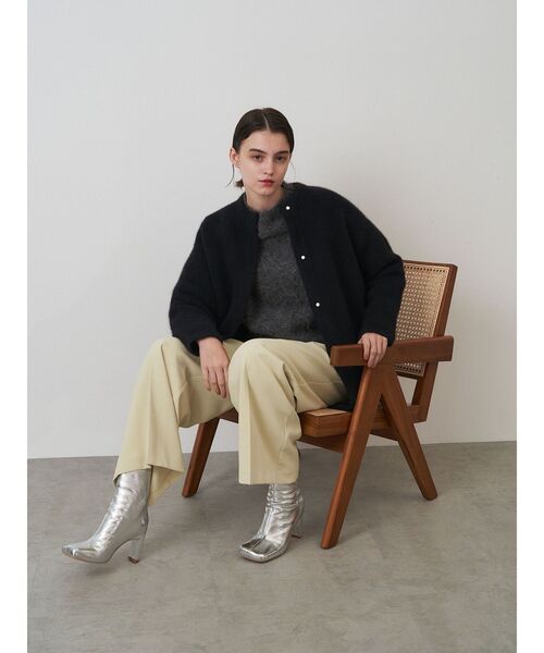 ELENDEEK（エレンディーク） カーディガン ベーシックCNラクーン