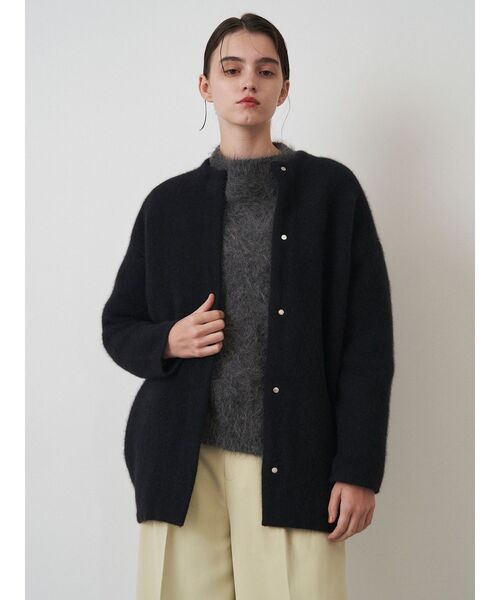 ELENDEEK ベーシックCNラクーンカーディガン ELENDEEK（エレンディーク）の「ベーシックCNラクーンカーディガン