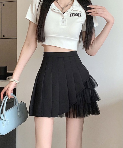スカート アシメ レイヤード ミニスカート : ZOZOTOWN Yahoo!店 - 通販