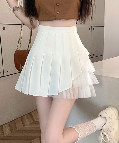 スカート アシメ レイヤード ミニスカート : ZOZOTOWN Yahoo!店 - 通販