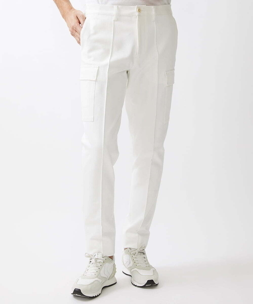 ミッシェルクランオム（MICHEL  HOMME）/【2024年モデル】プレビアシャンブレーカーゴパンツ MICHEL KLEIN HOMME（ミッシェルクラン オム） カーゴパンツ 「2024年