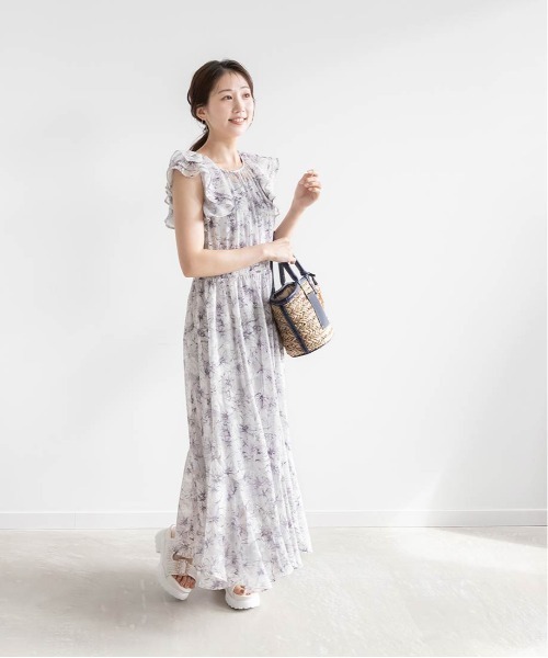RANDA シフォンエスカルゴラインワンピース 新品未使用 タグ付き シフォンエスカルゴラインワンピースRANDA公式サイト
