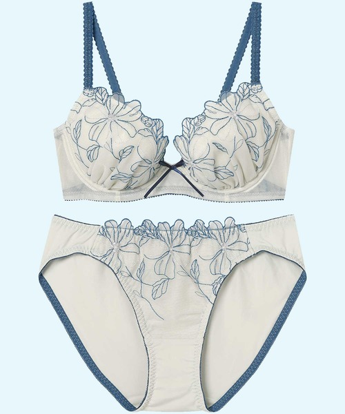 AMPHI(ワコール) ブラジャー ショーツセット 「まる胸メイク」ブラ