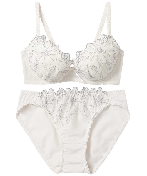 AMPHI(ワコール) ブラジャー ショーツセット 「まる胸メイク」ブラ