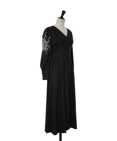 割引クーポン lip Her to ZOZOTOWN : Dress Linen-Blend Jacaranda ワンピース ワンピース