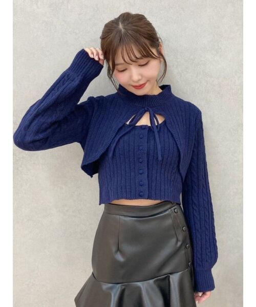 EATME アンサンブル レイヤードセットニットTOP : ZOZOTOWN Yahoo!店  