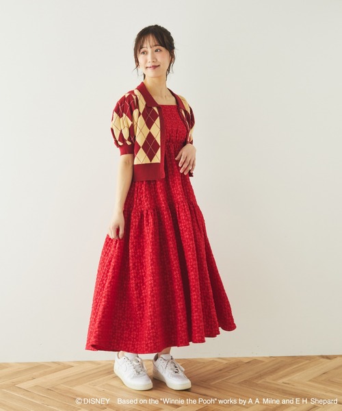 Disney（ディズニー） カーディガン Winnie the Pooh/アーガイル