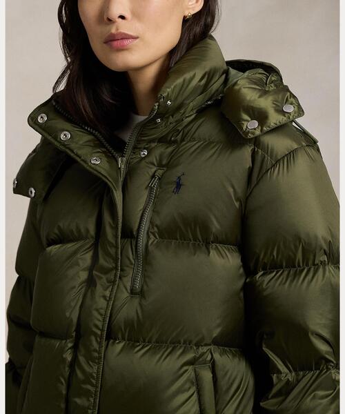 ラルフローレン　キルティングジャケツ　ニットジャケット　ポケット　ダウン　美品 POLO RALPH LAUREN（ポロ・ラルフローレン） キルティング ダウン