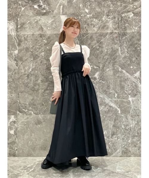 tシャツ 「LOULOU WILLOUGHBY」ドットチュールジコスリーブプルオーバー レディース LOULOU WILLOUGHBY】ドットチュールジコスリーブプルオーバー（T
