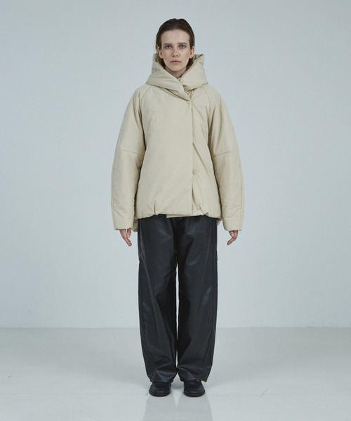 NOMINE（ノミネ） パンツ フェイクレザー カーブ パンツ レディース