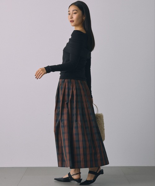 【BABYLONE】チェックライトタフタタックスカート 楽天市場】【SALE／40%OFF】チェックライトタフタタックスカート