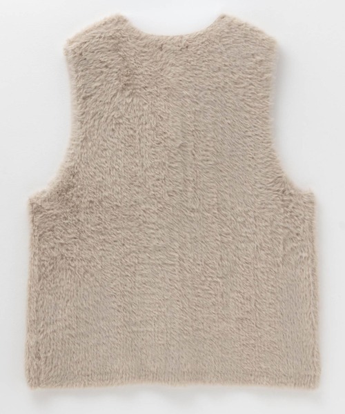 HusHusH（ハッシュアッシュ） ベスト ジレ ファーベスト ジレ