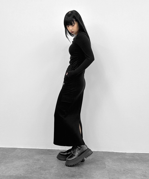 tシャツ 「LVEU.」スタッズデザインワンショルトップス / トップス カットソー 半袖 ワンショル オフショルダー オフショル アシメ アシンメト LVEU. tシャツ 「LVEU.」シアーオフショルトップス / トップス