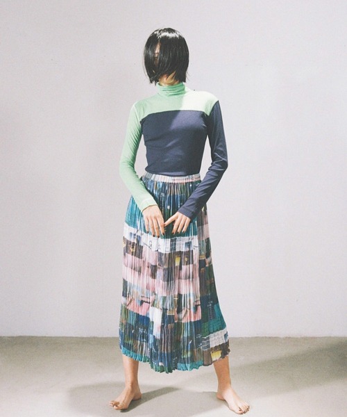 【美品】 PAMM パム　スカート　クリーム P.A.M/パム】BUT ILL NEVER PETTICOAT - MARTINE 5177-CR（ひざ