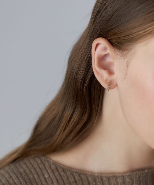 4℃（ヨンドシー） ピアス 「The Tidal」K10イエローゴールド