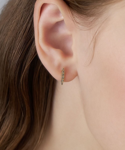 4℃（ヨンドシー） ピアス 「The Tidal」K10イエローゴールド