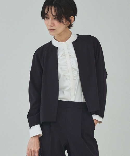 新品未使用　カリテ　ペプラムジャケット　テーラードジャケット セットアップ対応】ペプラムジャケット｜OUTLET / アウトレット