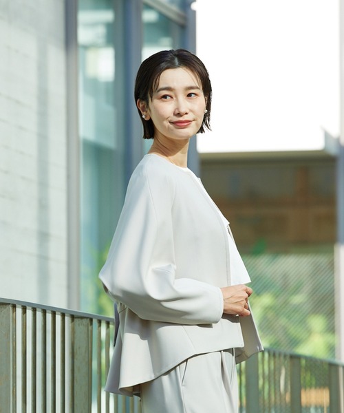 qualite（カリテ） ジャケット ノーカラージャケット 「入卒