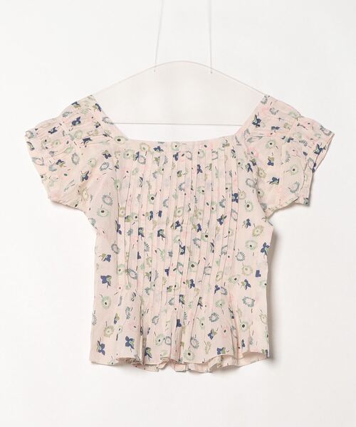 [JILL STUART] короткий рукав блуза P Pink Lady -s