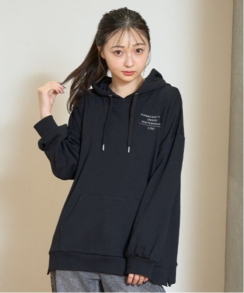 LOVETOXIC パーカー 「LTXC」バックサガラパーカ キッズ 子供服 女の子