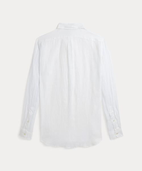 POLO RALPH LAUREN リネンシャツ 白シャツ L POLO RALPH LAUREN シャツ クラシック フィット リネン メンズ