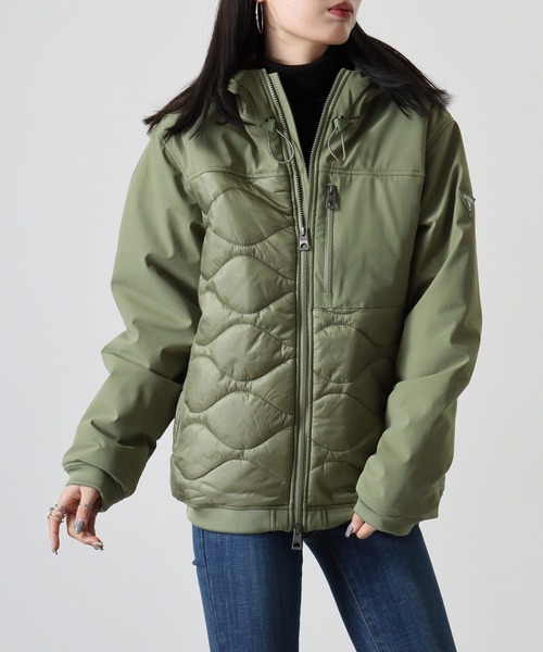 GUESS（ゲス） ダウンジャケット ダウン GUESS FUNCTIONAL QUILTED