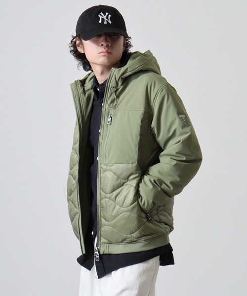 GUESS（ゲス） ダウンジャケット ダウン GUESS FUNCTIONAL QUILTED