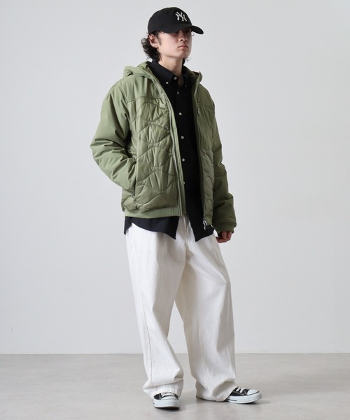 GUESS（ゲス） ダウンジャケット ダウン GUESS FUNCTIONAL QUILTED