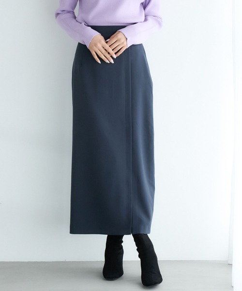 Andemiu（アンデミュウ） スカート サイドZIPIラインスカート290048