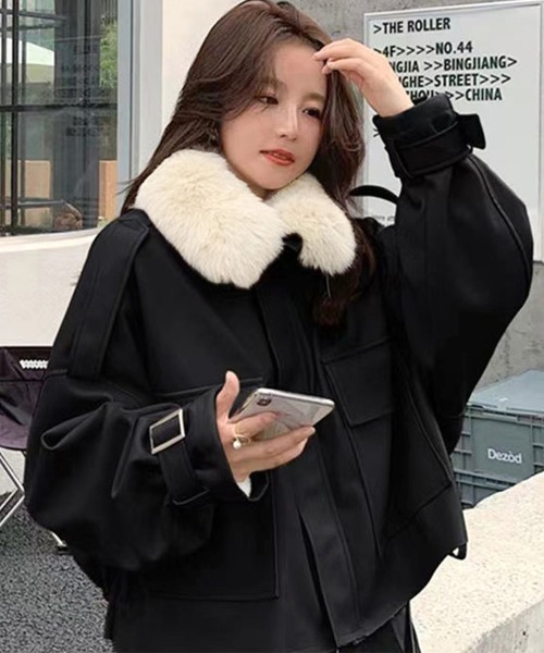 miniministore（ミニミニストア） コート アウター ファーライダース