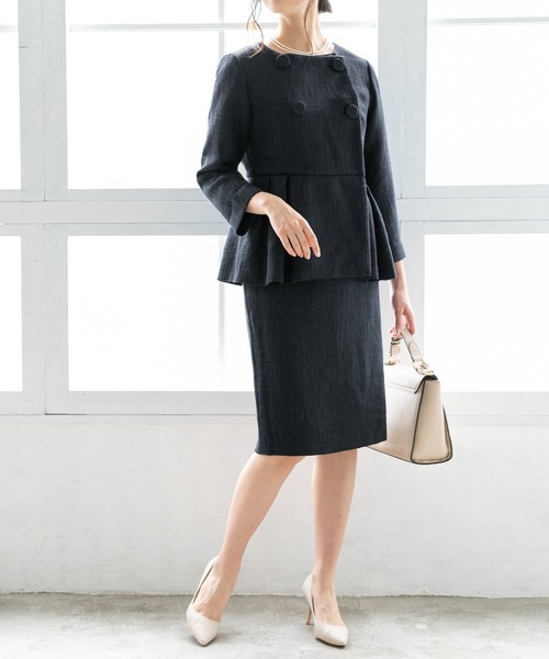 Cocoa 新品　DRESS LAB ドレスラボセットアップ ブラック　L DRESS LAB（ドレスラボ） セットアップ L ブラック レディース