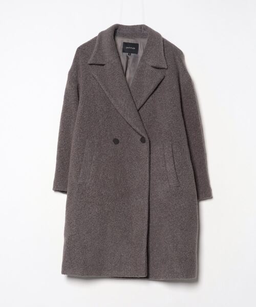 UNTITLED　新品　コート　サイズ48 UNTITLED（アンタイトル） チェスターコート 48 チャコールグレー