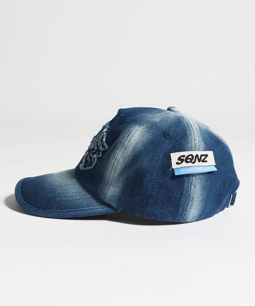 hyun キャップ (DOJI) SEQUENZE キャップ 帽子 「sqnz（エスキュンズ）」sqnz applique