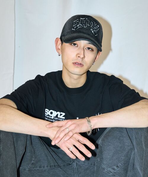 SEQUENZE キャップ 帽子 「sqnz（エスキュンズ）」sqnz applique