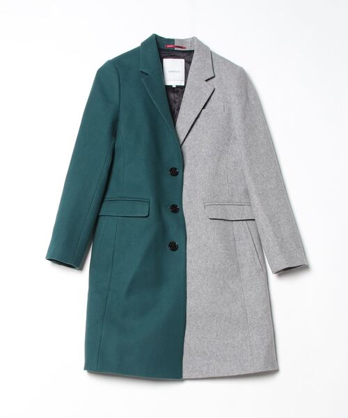 LOVELESS グレー チェスターコート 34 LOVELESS（ラブレス） チェスターコート 34 グレー レディース