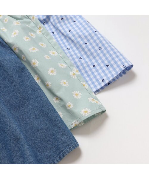 ワンピース 「ジュニア対応」袖リボンドッキングワンピース キッズ 子供服 女の子 | apres les cours | 14